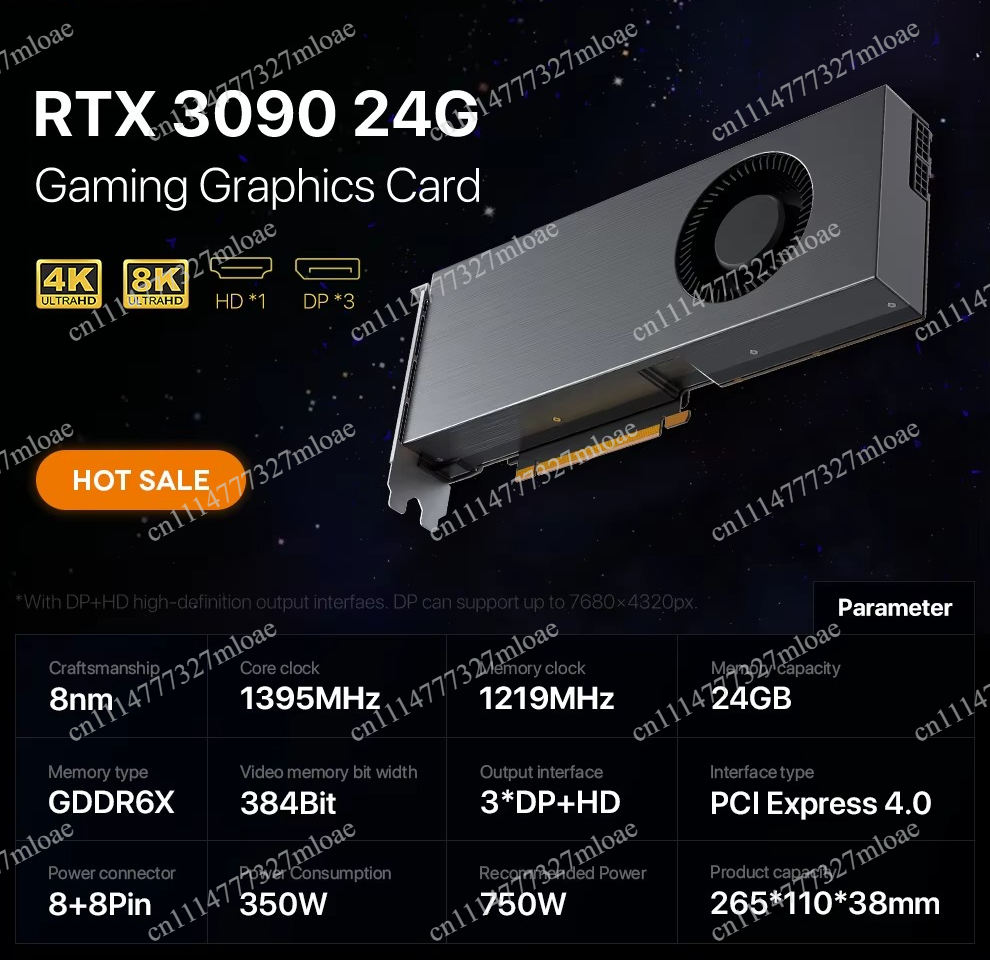 RTX 3090 DDR6X Graphics Card R - Rtx 3090 24Gb Graphics Card recension och pris